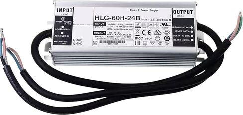 1 قطعة HLG-60H-54B 54 فولت 1.15A الجهد المستمر تيار مستمر يعتم LED الإضاءة سائق المياه برهان PFC IP67 in Saudi Arabia