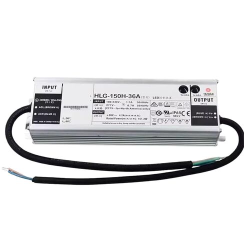 1pcs 150W Constant Voltage Constant Current LED Driver HLG-150H-A 12V 15V 20V 24V 30V 36V 42V 48V 54V(HLG-150H-24A 24V) in Saudi Arabia