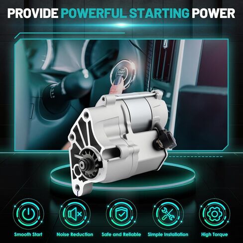 17896 Starter Motor Fit for Chrysler 300 2005-2014, for Dodge Challenger 2009-2023, Charger 2006-2021, Magnum 2005-2008 5.7L Automotive Replacement Starters#410-52258, 17477 Engine Starter in Saudi Arabia