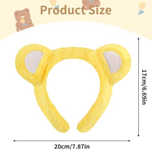 4PCS Colorful Bear Headbands for Women - Ideal for Halloween, Cosplay, Party, Festivals & Daily Fashion in Kuwait
