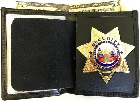 Hero's Pride Bi-Fold Recessed 7 pt Star Wallet CDCR in Saudi Arabia