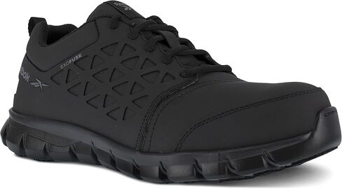 Reebok Mens Sublite Cushion Exofuse Slip Resistant Composite Toe Work/Duty - Black in Kuwait