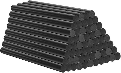 T TOVIA : Black Hot Glue Sticks 4" x.27 (60Bulk Pack) - Ultra Bond Hot Melt Adhesive Mini Glue Gun Sticks for All temperature Glue Guns in Kuwait