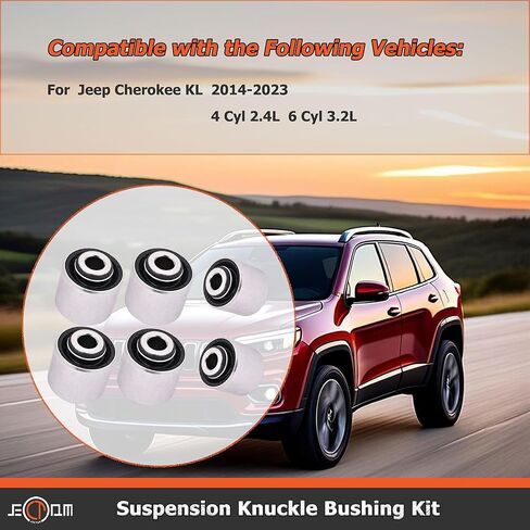 Suspension Knuckle Bushing Kit Compatible with Jeep Cherokee 2014-2023 Replace for 5090070AB 5090071AB Rear Suspension Knuckle Bush Kit in Saudi Arabia