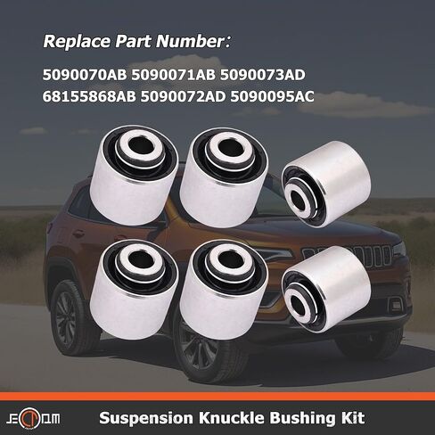 Suspension Knuckle Bushing Kit Compatible with Jeep Cherokee 2014-2023 Replace for 5090070AB 5090071AB Rear Suspension Knuckle Bush Kit in Saudi Arabia