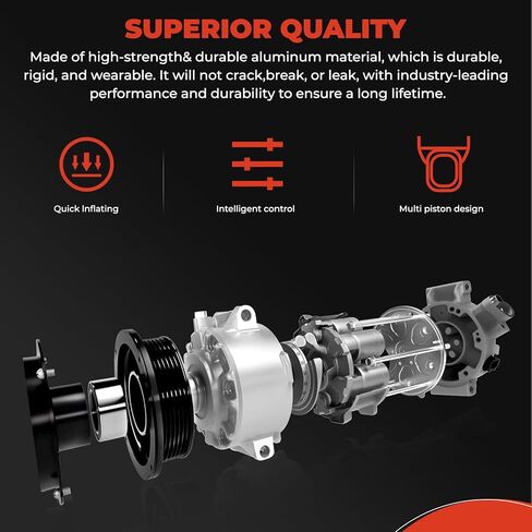 ضاغط مكيف هواء متوافق مع 2019-2024 Volkswagen Jetta GTI، Arteon، Golf Alltrack R SportWagen، Taos، ويناسب 2015-2024 Audi A3، Q3، S3، TT Quattro، قطعة بديلة # 41194NEW، 198507 in Kuwait