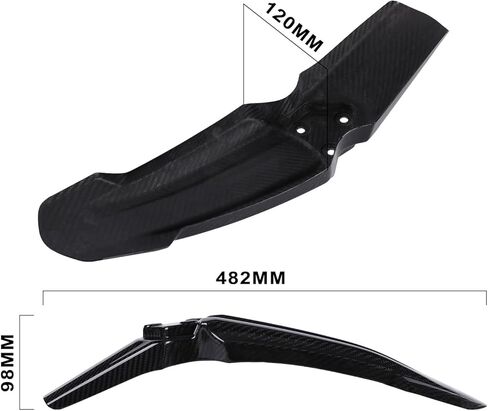 حاجز أمامي من ألياف الكربون لـ E-Ride Pro SS S SR، واقي الطين من ألياف الكربون الفاخر لـ Eride Pro SS 2.0 3.0 لمسة نهائية لامعة خفيفة الوزن وسهلة التركيب in Saudi Arabia