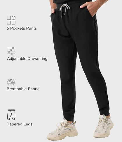 Men's Scrub Set - 4 Pockets Stretchy V-Neck Scrub Top & 5 Pockets Jogger Pants, Anti-Wrinkle Scrubs (M-XXL) in Saudi Arabia