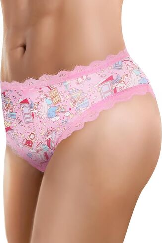 Littleforbig Unisex Hipster Lace Briefs Unicorn Dreams Panties Cotton Shaping Tucking Gaff Briefs in Saudi Arabia