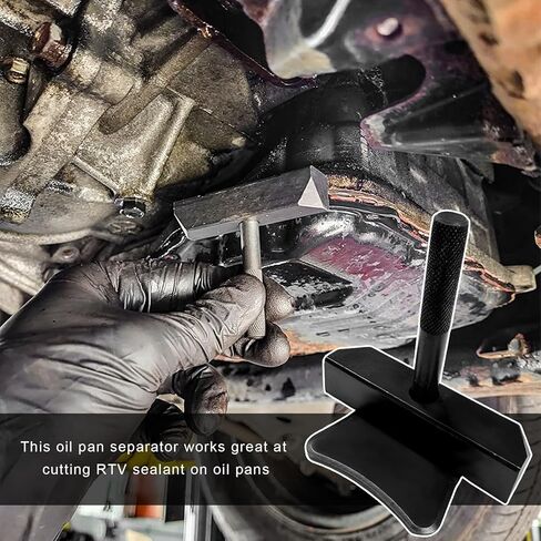 Oil Pan Separator Tool, Engine Transmissions RTV Sealant Removal Tool, Metal Scraper for Removing Oil Pan Gasket, Automotive Gasket Separator for Engine/Transmission Pans in Kuwait