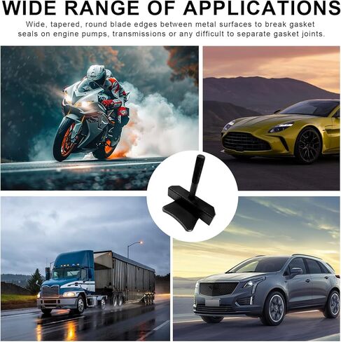 Oil Pan Separator Tool, Engine Transmissions RTV Sealant Removal Tool, Metal Scraper for Removing Oil Pan Gasket, Automotive Gasket Separator for Engine/Transmission Pans in Kuwait