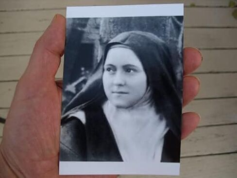 Saint Therese relic locket in Saudi Arabia