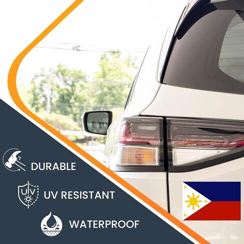 Magnet Me Up Philippines Filipino Flag Car Magnet Decal, 4x6 Inches, Heavy Duty Automotive Magnet for Car, Truck SUV in Saudi Arabia
