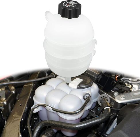 X AUTOHAUX Radiator Coolant Expansion Header Tank Bottle with Cap for Peugeot 206 CC 1.6 81Kw 110HP 1587CC Convertible 2001-2008 1323.11 in Saudi Arabia