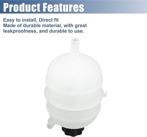 X AUTOHAUX Radiator Coolant Expansion Header Tank Bottle with Cap for Peugeot 206 CC 1.6 81Kw 110HP 1587CC Convertible 2001-2008 1323.11 in Saudi Arabia