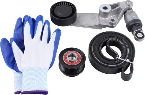 MOTOKU Belt Tensioner and Serpentine Belt Pulley for Toyota Corolla 1998-2008, Matrix 2003-2008, Chevrolet Prizm 1998-00 in Saudi Arabia