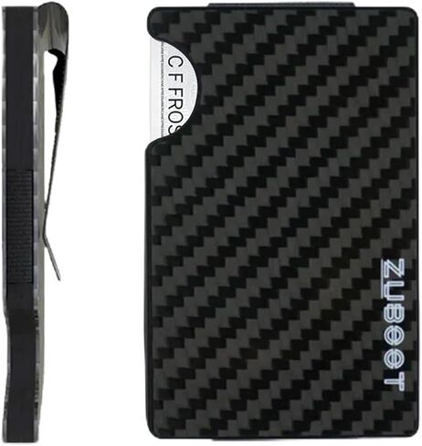 مجموعة هدايا مجموعة أدوات المحفظة EDC للرجال - محفظة رفيعة من ألياف الكربون 3K تحجب RFID مع مجموعة أدوات - تتضمن منظم المفاتيح وسكين المفاتيح وأداة جيب النجاة - فكرة هدية بسيطة للحمل اليومي in Kuwait