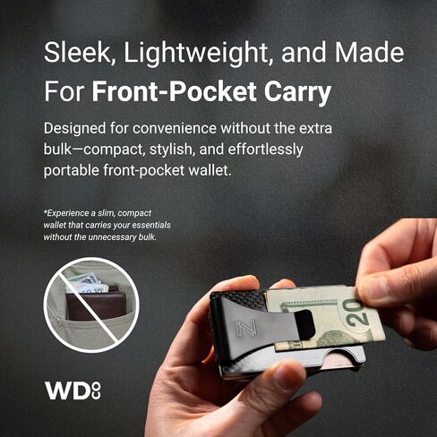 مجموعة هدايا مجموعة أدوات المحفظة EDC للرجال - محفظة رفيعة من ألياف الكربون 3K تحجب RFID مع مجموعة أدوات - تتضمن منظم المفاتيح وسكين المفاتيح وأداة جيب النجاة - فكرة هدية بسيطة للحمل اليومي in Kuwait