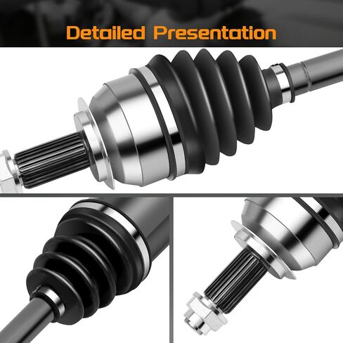 Front CV Axle Shaft Assembly Fit for Subaru Impreza 2008-2015, Legacy Outback 2005-2009 - Driver & Passenger Side, 66-7355 in Saudi Arabia