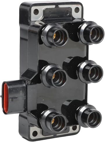 Set of 1 Ignition Coil Pack and 6 Spark Plugs with Wire Set 2001-2011 Compatible with Ford Mustang Ranger 4.0L V6 Replacement for FD480 FD490 26686 in Kuwait