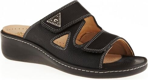 Fidelio Women's Hallux Fabia Slide Sandals, Black, 37 M/B-C in Saudi Arabia