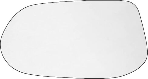 Mirror Glass Left Driver Side fit for 2006-2011 Honda Civic, LH Replacement Rearview Flat Glass, Non Heated Including Full Adhesive in Kuwait