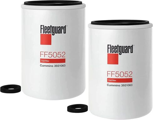 FF5052 Fleetguard Fuel Filter (Pack of 2), Replaces Baldwin BF788, Donaldson P550440, Wix 33777 in Saudi Arabia