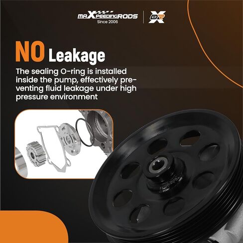 مضخة توجيه كهربائية من maxpeedingrods مع بكرة لسيارة Ford Expedition 2011-2014، لسيارة Lincoln Navigator 2011-2014، V8 5.4L، استبدال #20-5204، 205204، BL1Z3A696A، BL143A696AA in Saudi Arabia