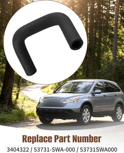 Power Steering Reservoir/Suction Hose Fit for Honda CR-V CRV 2007 2008 2009 2010 2011 2.4L, Power Steering Pump Hose Replaces 3404322 53731-SWA-000 in Saudi Arabia