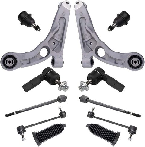 Front Ball Joint Sway Bar Tie Rod Suspension Kit Set 12pc for Jeep for Cherokee 2.4L/3.2L 2014-2018 SUS06143 MS25560 223-3531 58051 in Kuwait