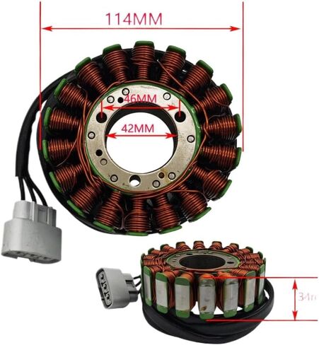 Power Magneto Stator 21040109704 متوافق مع ODES UTV 800 1000 X2 X4 Raider in Saudi Arabia