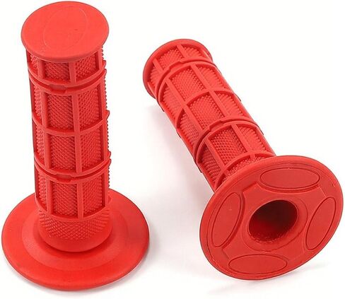 Universal Motorcycle Rubber Handlebar Grips Compatible with KLX SDG XR CRF 70cc 50cc PW 80 KLX110 SDG SSR YZF WRF KXF TTR RMZ Motocross Dirt Pit Bike Red Parts in Saudi Arabia
