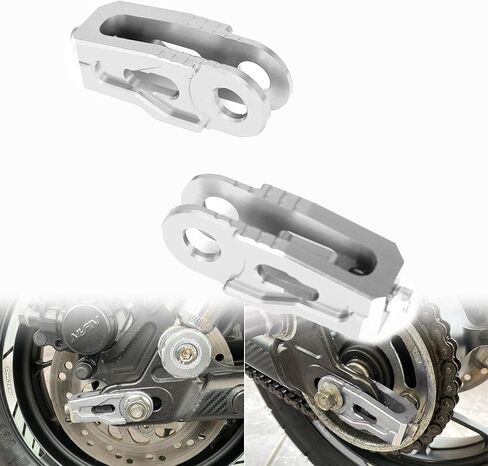 3D Carve Rear Swing Arm Chain Adjuster Tensioner Compatible with Monkey 125 (2018-2024) All Models (JB02/JB03) (Black) in Kuwait