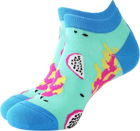 Women’s Fun Ankle Socks Cotton Blend Low Cut Colorful Patterns for Casual Wear & Light Sports in Saudi Arabia