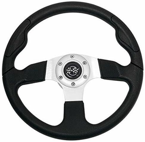 Woodgrain Rally Golf Cart Steering Wheel for Club Car, EZGO, and Yamaha in Kuwait