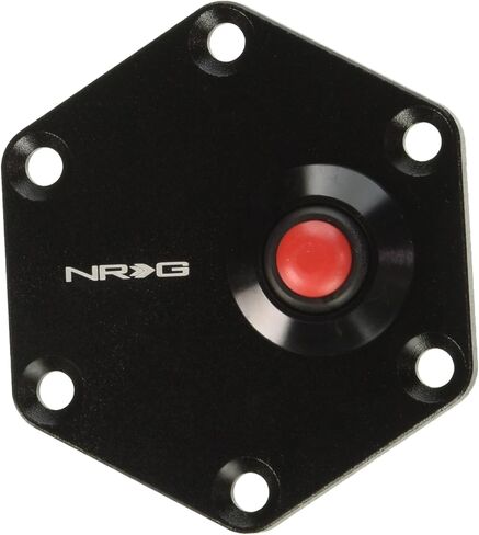 NRG Innovations STR-600BK خاتم أسود على شكل سداسي مع زر قرن in Saudi Arabia