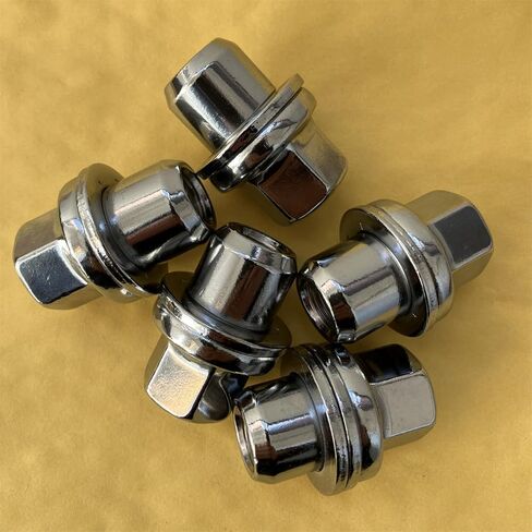 5 قطع M14x1.5 صامولة عروة من الكروم 22 مم سداسية متوافقة مع 2003-2021 لاند روفر رينج روفر LR3 LR4 ديسكفري ورينج روفر سبورت ديفيندر 110# 611-297 LR068126 in Kuwait