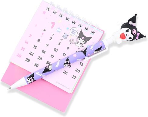 Cute Kuormi Mechanical Pencils 3 Pack 0.5mm - Cute Collectible Pencil with 3D Kuormi Design - Pink, White, Purple - Refillable Lead - Perfect for Kuormi Fans and Office Supplies in Saudi Arabia