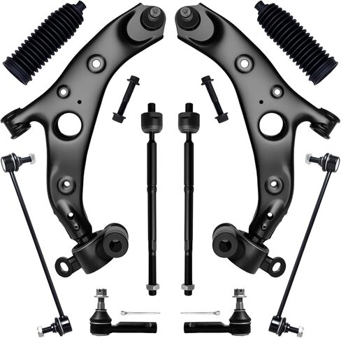 AUQDD 10Pc Front End Suspension Kit Fit For 2013-2016 Ma-zda CX-5, 2 Lower Control Arm w/Ball Joint 2 Sway Bar Link 4 Inner Outer Tie Rod End (# CMS761184 K80296 EV801073 ES801390) in Saudi Arabia