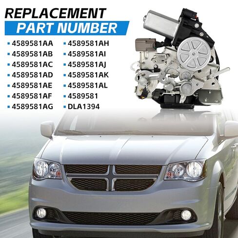 4589581AL 4589581AA Rear Tailgate Trunk Lock Actuator Fit for 2008-2020 Dodge Grand Caravan 2008-2016 Chrysler Town & Country, Motor Liftgate Latch Fit for 2008-2010 Jeep Commander 2012-2015 RAM C/V in Kuwait