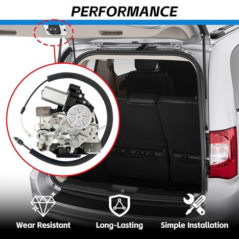 4589581AL 4589581AA Rear Tailgate Trunk Lock Actuator Fit for 2008-2020 Dodge Grand Caravan 2008-2016 Chrysler Town & Country, Motor Liftgate Latch Fit for 2008-2010 Jeep Commander 2012-2015 RAM C/V in Kuwait