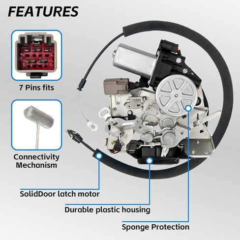 4589581AL 4589581AA Rear Tailgate Trunk Lock Actuator Fit for 2008-2020 Dodge Grand Caravan 2008-2016 Chrysler Town & Country, Motor Liftgate Latch Fit for 2008-2010 Jeep Commander 2012-2015 RAM C/V in Kuwait