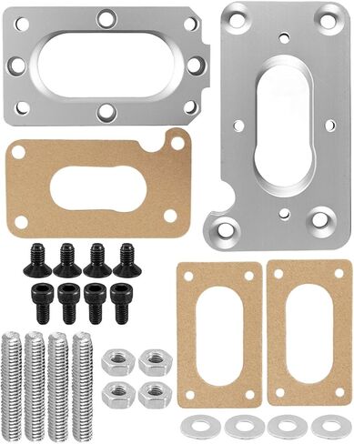 Carburetor Adapter Plate Kit Fit for Mazda B2000 1984-1993 B2200 1987-1991 Replace 99004.675, Aluminium Carburetor Manifold Adapter Rebuild Kit in Saudi Arabia
