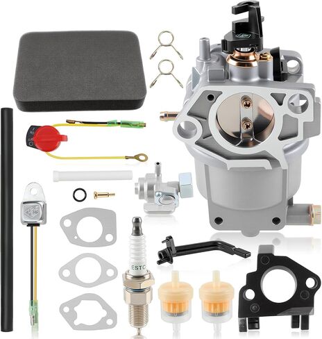 0J58620157 Carburetor with Air Filter Compatible with Generac GP5000 GP5500 GP6500 GP6500E GP7500E RS5500 for Jingke for Huayi for Kinzo for Ruixing 13HP 14HP 15HP 16HP 188F 190F Generator in Saudi Arabia