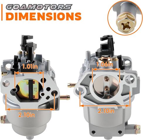 0J58620157 Carburetor with Air Filter Compatible with Generac GP5000 GP5500 GP6500 GP6500E GP7500E RS5500 for Jingke for Huayi for Kinzo for Ruixing 13HP 14HP 15HP 16HP 188F 190F Generator in Saudi Arabia