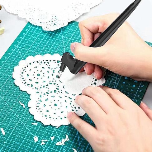 Craft Cutting Tools, Stainless Steel Craft Cutting Tools 360-degree Rotating Slice Art Cutting Tool for Craft Hobby, Scrapbooking, Stencil, DIY, Cutting, Carving in Saudi Arabia