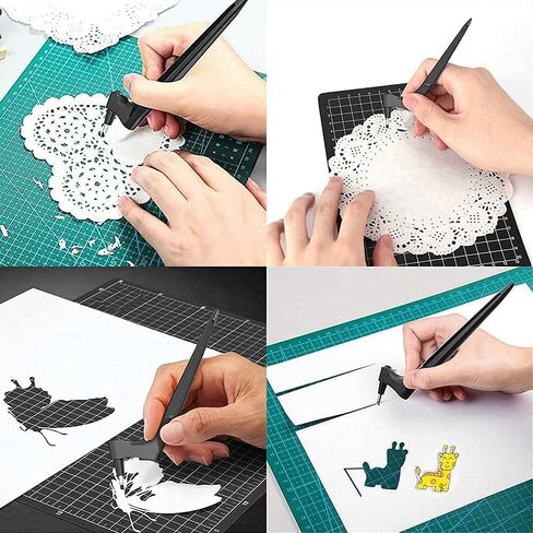 Craft Cutting Tools, Stainless Steel Craft Cutting Tools 360-degree Rotating Slice Art Cutting Tool for Craft Hobby, Scrapbooking, Stencil, DIY, Cutting, Carving in Saudi Arabia