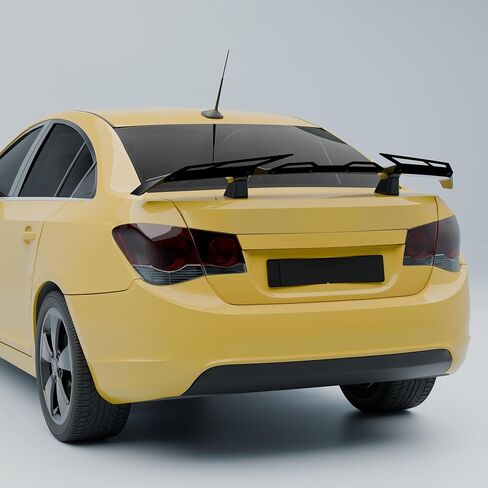 Rear Trunk Spoiler Wing Compatible with Chevy Chevrolet Malibu Impala Cruze Sedan Accessories JDM GT PSM Duckbill Aleron Spoiler Painted Gloss Black in Kuwait