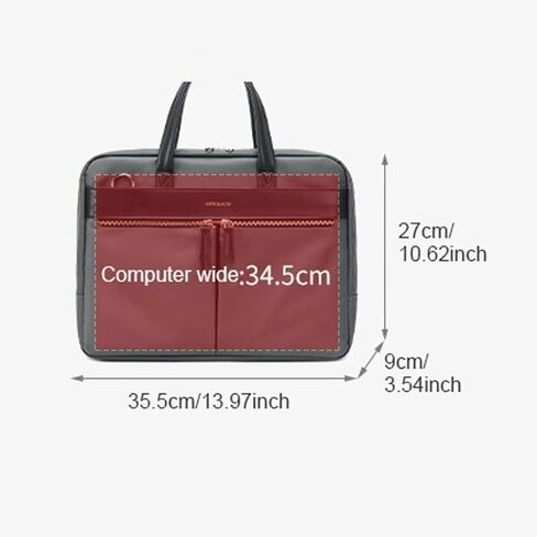 حقائب النساء خفيفة الوزن للرجال حقيبة كمبيوتر محمول 13 بوصة مقاومة للماء عبر الجسم (أ) in Kuwait