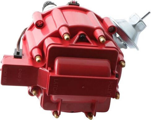 موزع MOSTPLUS مع مجموعة إشعال أسلاك توصيل الإشعال متوافقة مع Chevy SBC 350 BBC 454 HEI 850002 D1002 in Saudi Arabia